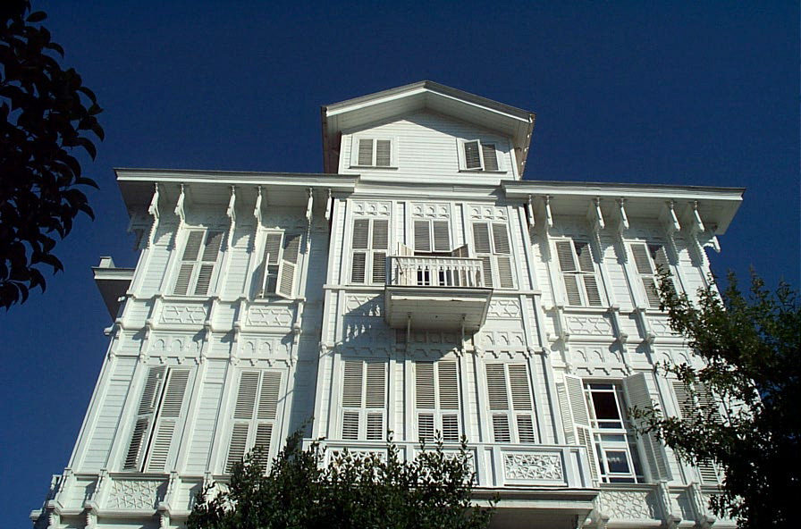 Historic late-Ottoman wooden mansion in Büyükada